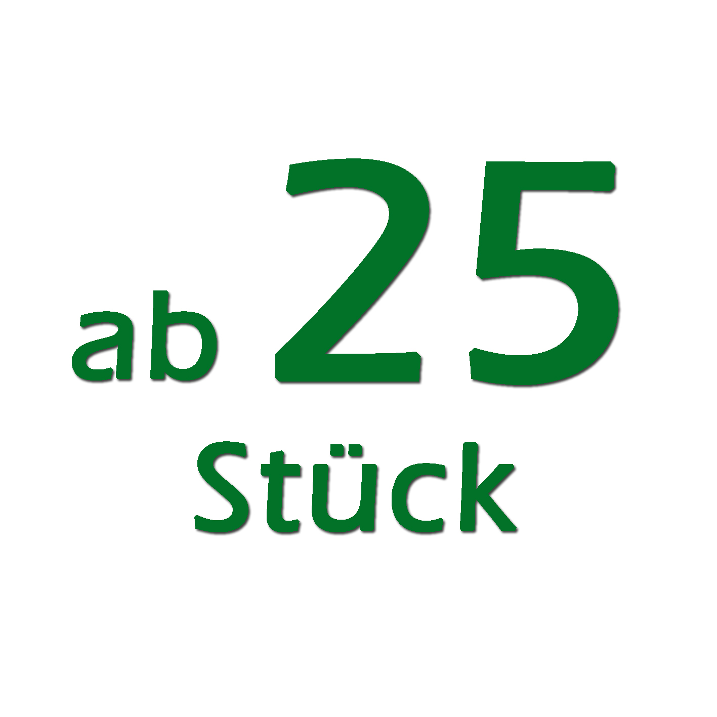 ab 25 Stück
