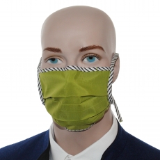 Pro14 / 10er Pack, Baumwoll-Variante mit kontrastfarbener Schnrung - Mund-Nasen-Masken