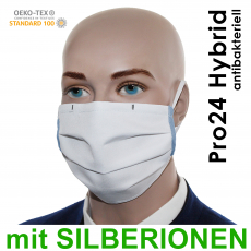 5er Pack Pro24 ANTIBAKTERIELL mit Gummiband, Mund-Nasen-Masken