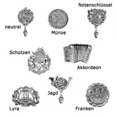 Gespinstkordel mit Silber-Schieber