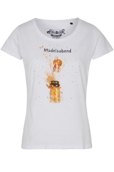 M�delsabend-Shirt mit Glitzersteinen f�r Damen