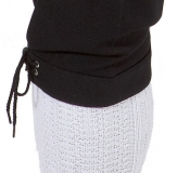 KINDER Kniebundhose, schwarze Kordel
