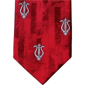 Krawatte K-2006 Lyra Kombi rot