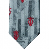 Krawatte K-2006 Lyra Kombi grau