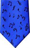 Krawatte Noten 58 blau