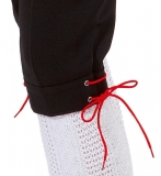 DAMEN Kniebundhose mit roter oder schwarzer Verschnürung